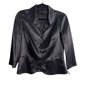 LAFAYETTE 148 New York NWT 100% Silk Blazer w/ Bow Detail Size 6
